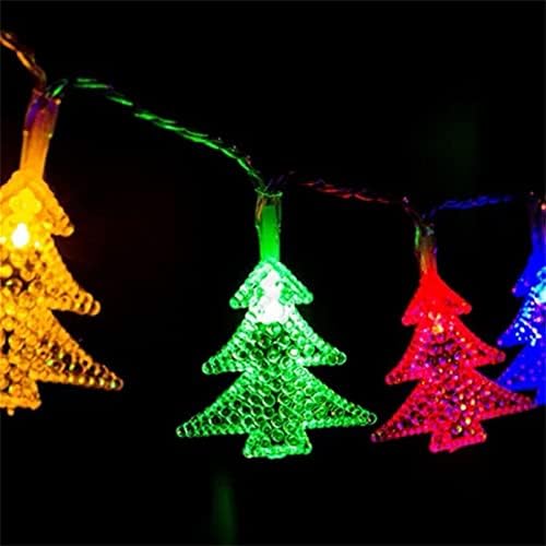 זמן קרוב 1.5 מ '10 תמיד או מהבהב אורות עץ חג המולד דקורטיביים אורות דקורטיביים חורפית של חוט המנורה לחג המולד
