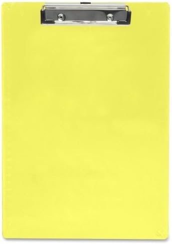 סונדרס ניאון פלסטיק לוח-0.50 קליפ קיבולת-נמוך-פרופיל-פלסטיק-ניאון צהוב