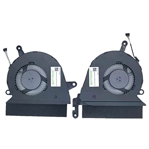 QUETTERLEE New CPU+GPU Cooling Fan for HP Spectre 15-DF 15-DF0008CA 15-DF0010CA 15-DF0013DX 15-DF0023DX 15-DF0033DX 15-DF0043DX