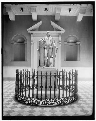 צילום: פסל ז 'אן הודון, ג' ורג 'וושינגטון, פנים, פיסול,ריצ' מונד,וירג ' יניה, 1905