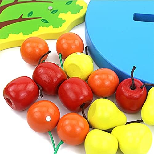 פרדס עץ אגס מגנטי לילדים לגיאומטריים הרכבה צעצועים חינוכיים בחרו משחקי תפוחים שיפודי פירות משחקי שולחן