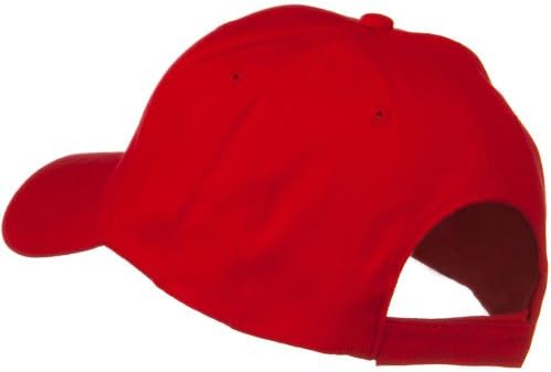 כובע פרופיל נמוך של שור מוברש - אדום