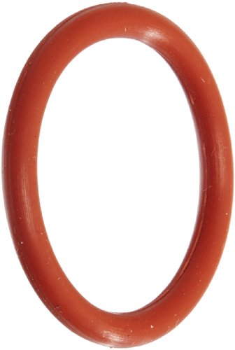 232 סיליקון O-Ring, 70A דורומטר, אדום, 2-3/4 מזהה, 3 OD, 1/8 רוחב